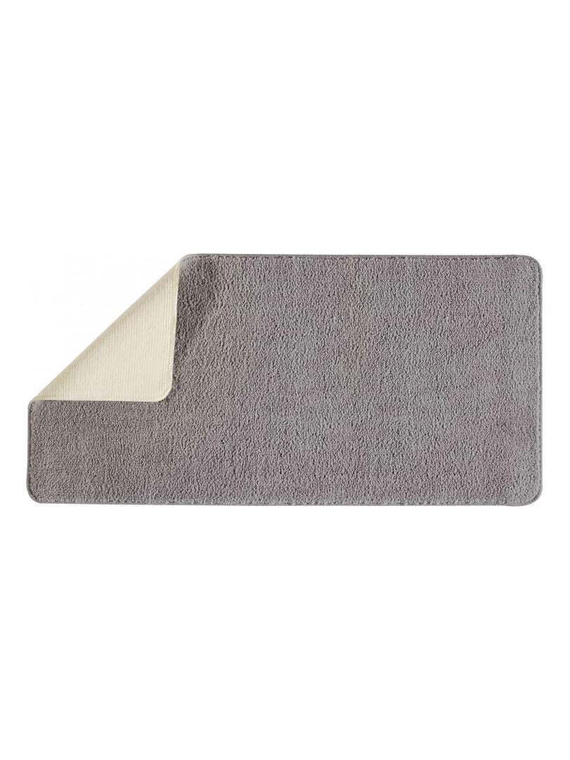 Guy Levasseur   Lot de 2 tapis de bain polyester  60x120cm + 50x80cm gris   Gris