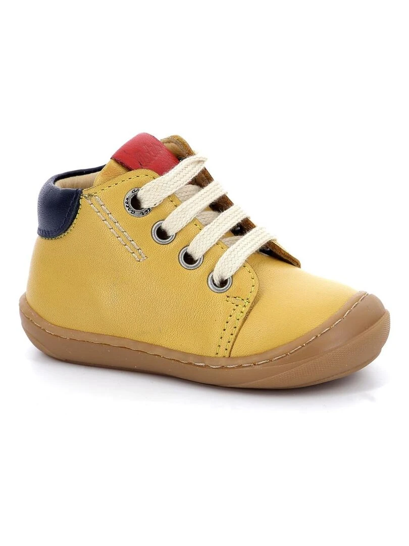 Bottillons Cuir Chyoso Jaune