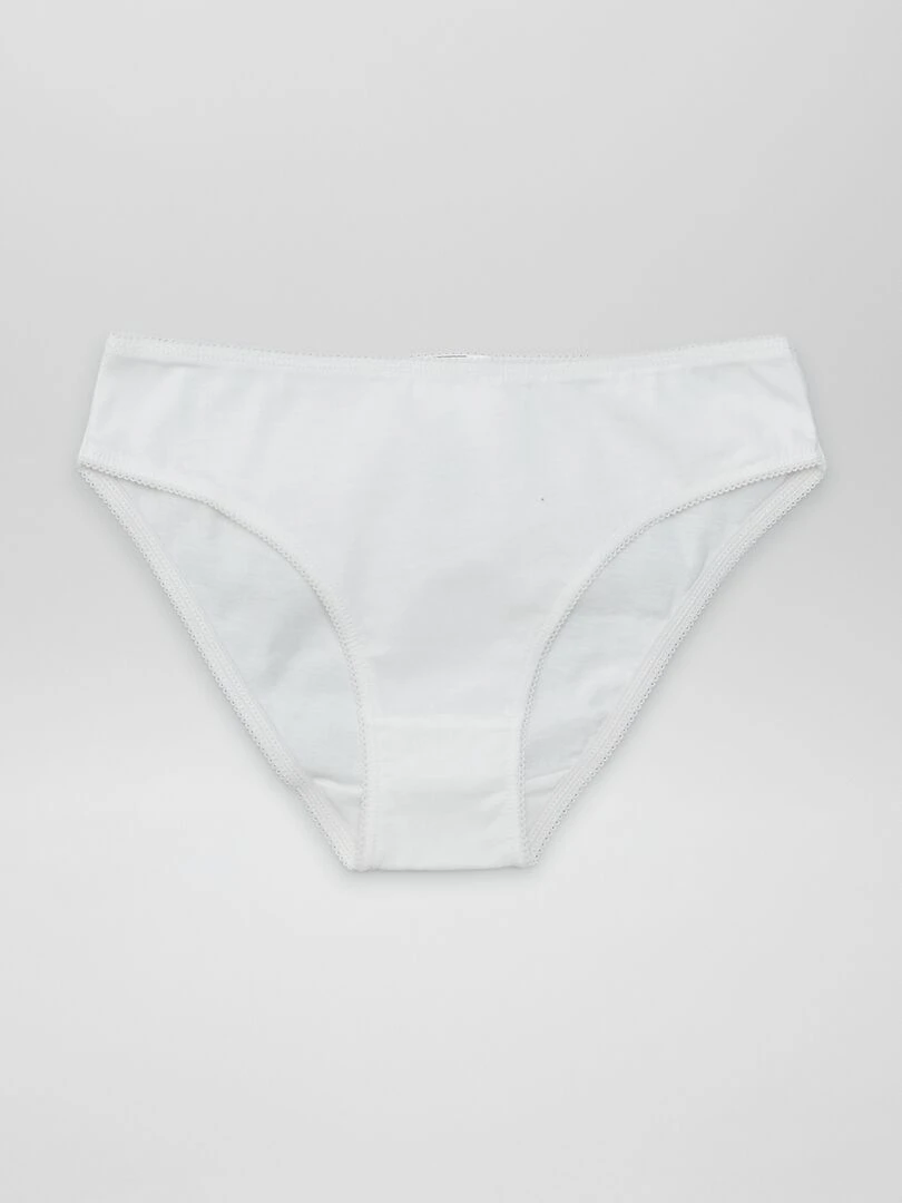 Lot de 7 culottes unies Bleu