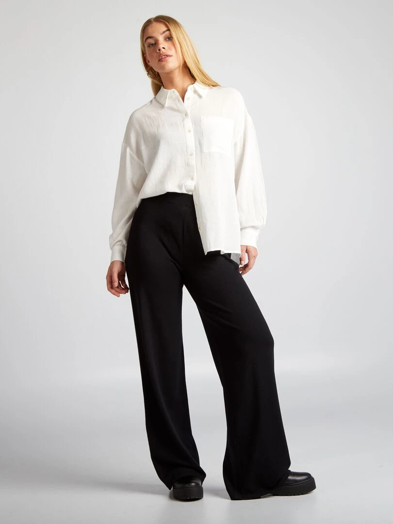 Chemise unie blanc