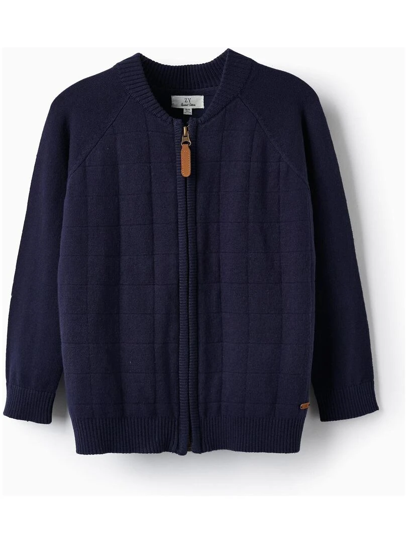 Gilet en Maille pour Garçon ATLANTIC COMPANY Bleu foncé