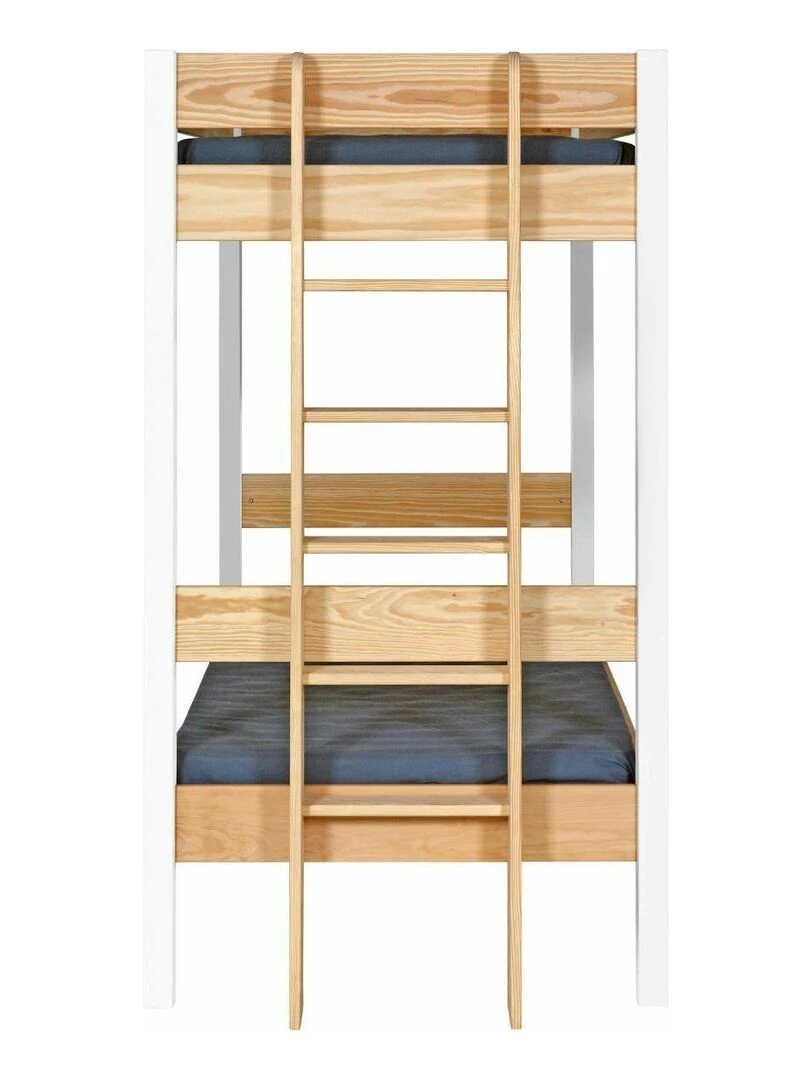 Lit superposé Jamy   AKITEN RETAIL   Blanc Marron