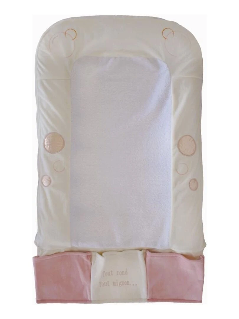 Matelas à langer "BULLE" LES CHATOUNETS Ecru