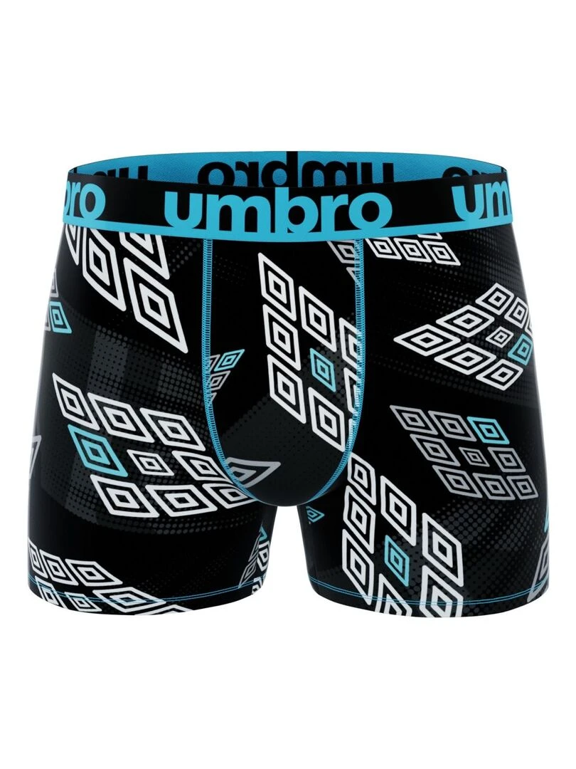 Lot 6 boxers homme Sublim logo Umbro   Noir