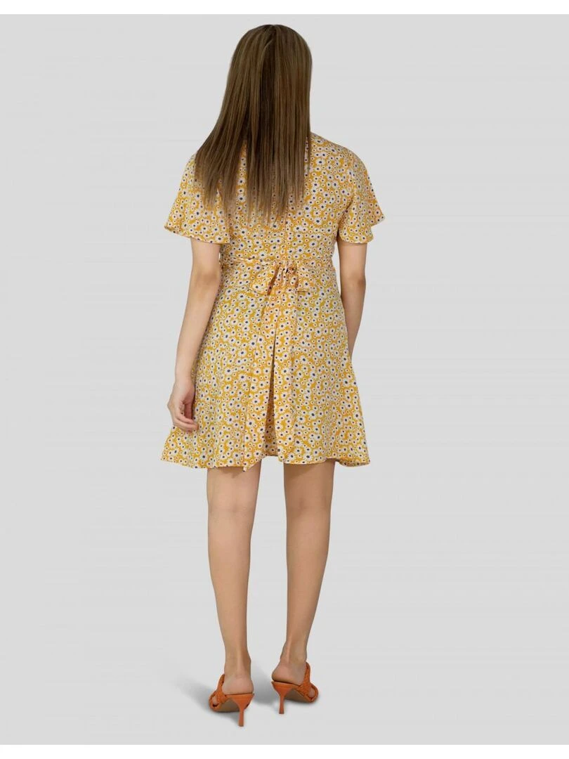 Robe courte Kebello   Jaune
