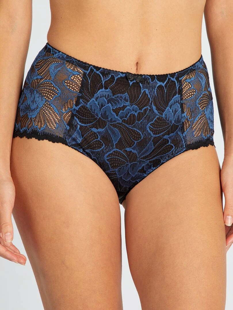 Culotte en dentelle 'Sans Complexe'   Noir