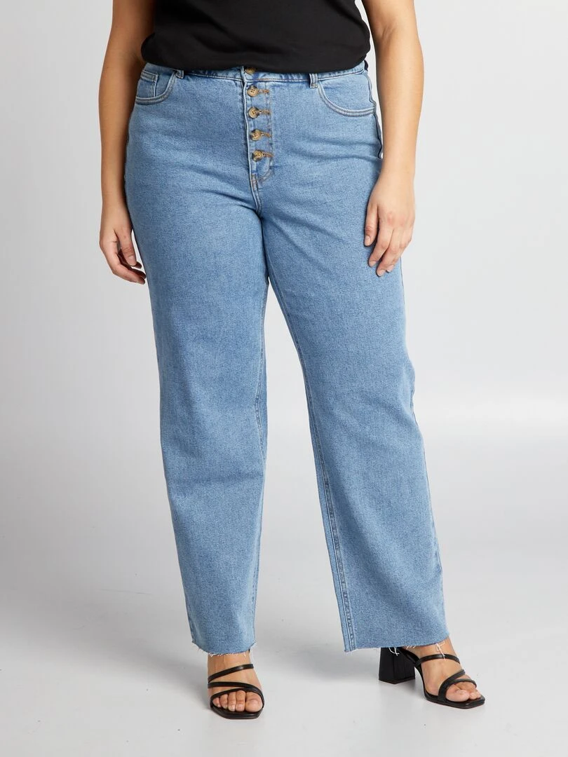 Pantalon denim wide leg Double stone