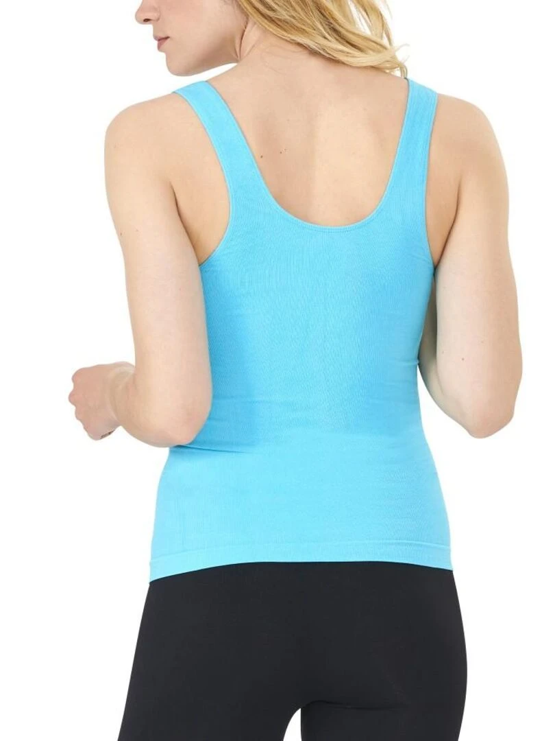 Top minceur et gainant CryoShape   Bleu