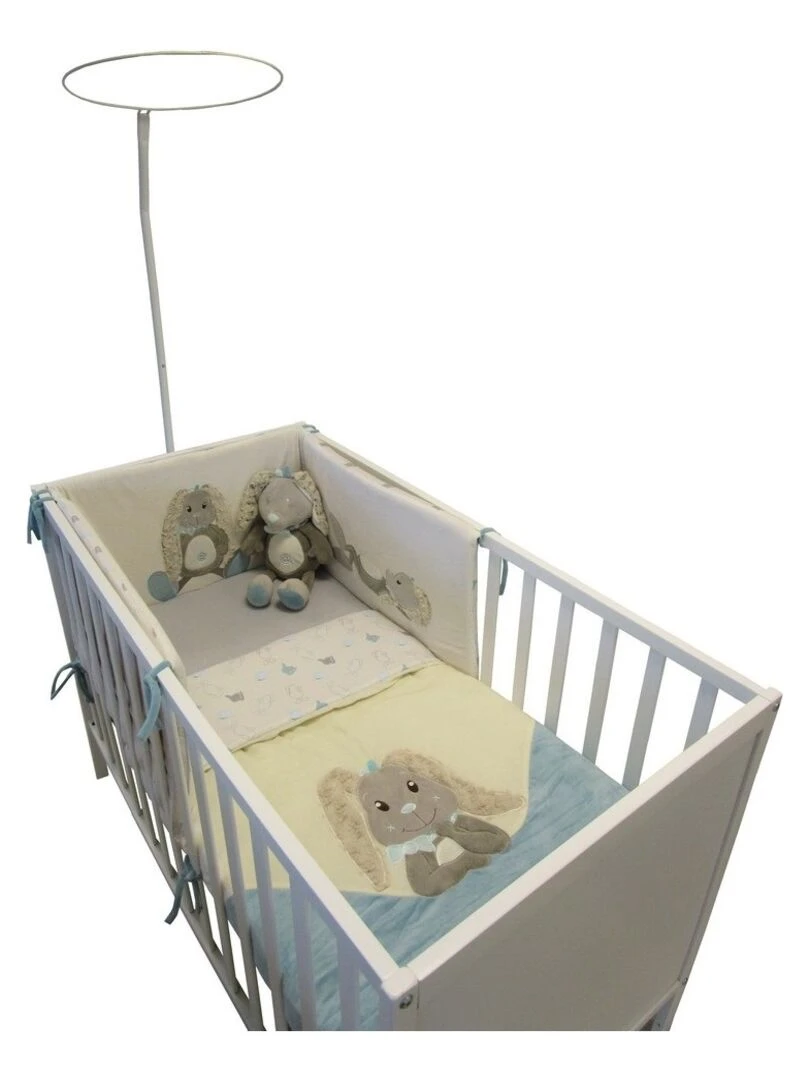 Steff Flèche de lit pour voile pied rond Blanc