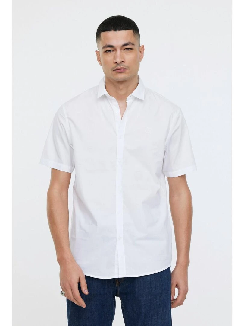 Lee Cooper Chemise manches courtes coton regular DRIMO MC Blanc