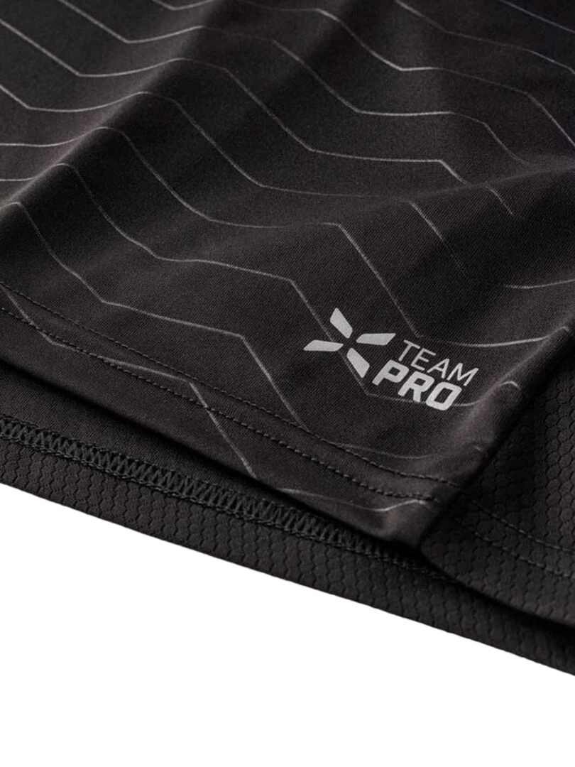 Huari   T shirt MONTEROS   Noir Jaune