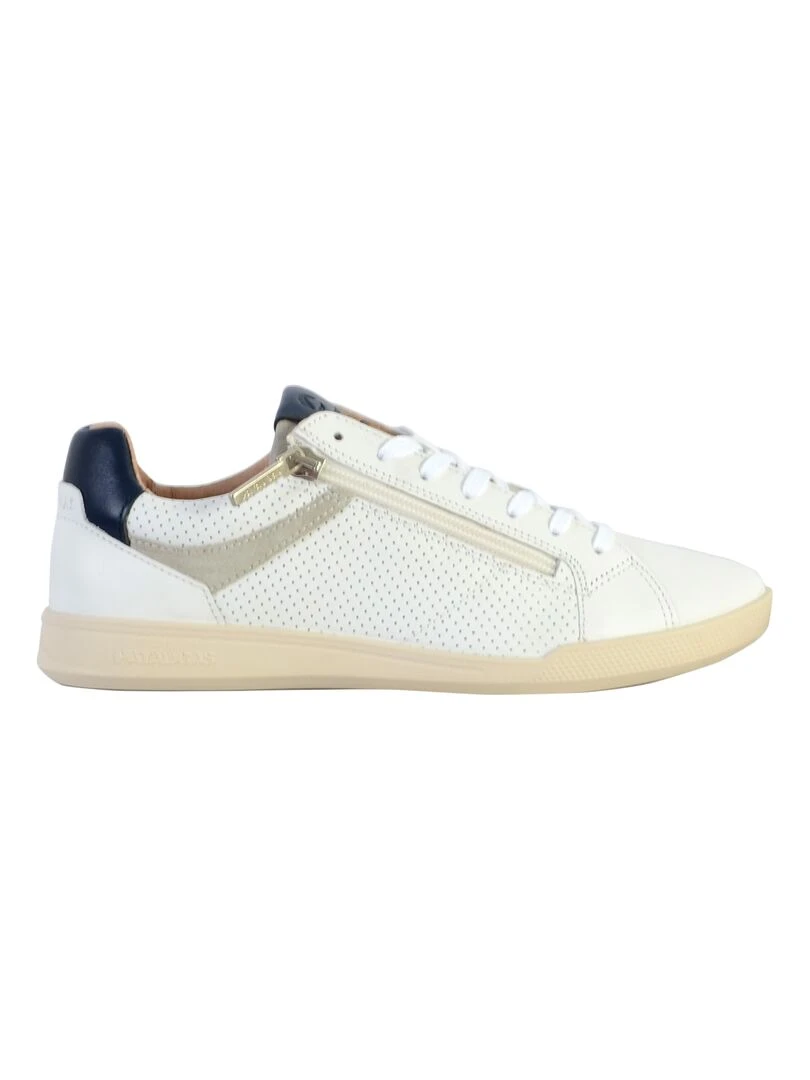 Basket Cuir Pataugas Palme Bleu