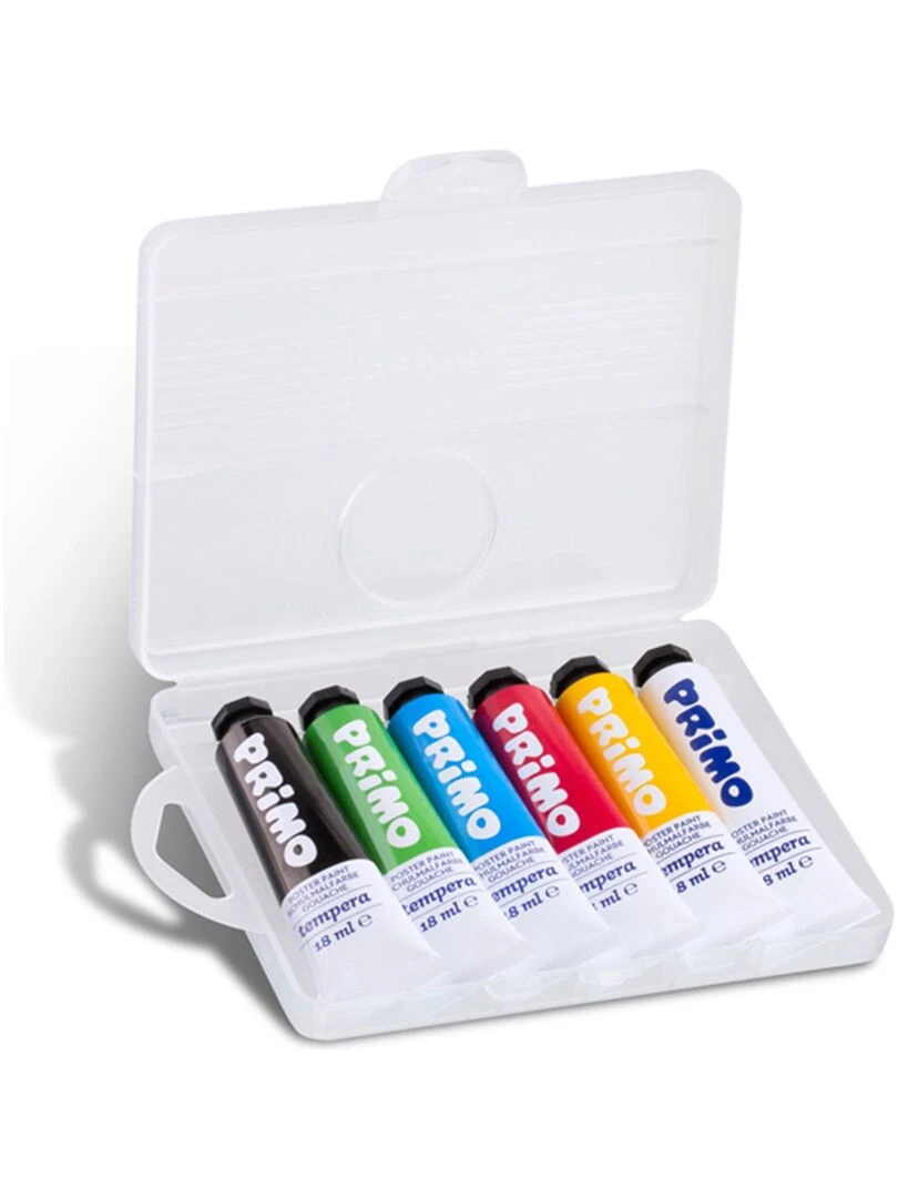 6 tubes de peinture gouache 18 ml   N/A