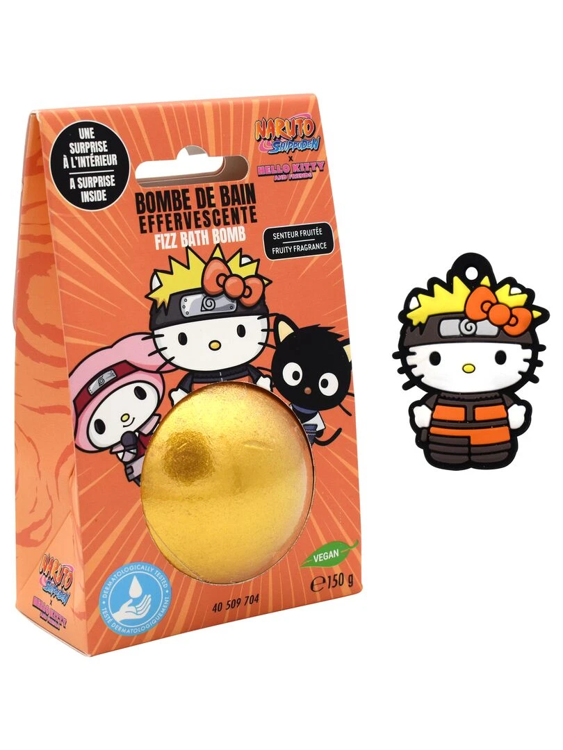Hello Kitty x Naruto Boule de Bain Avec Surprise à L'intérieur 150g N/A