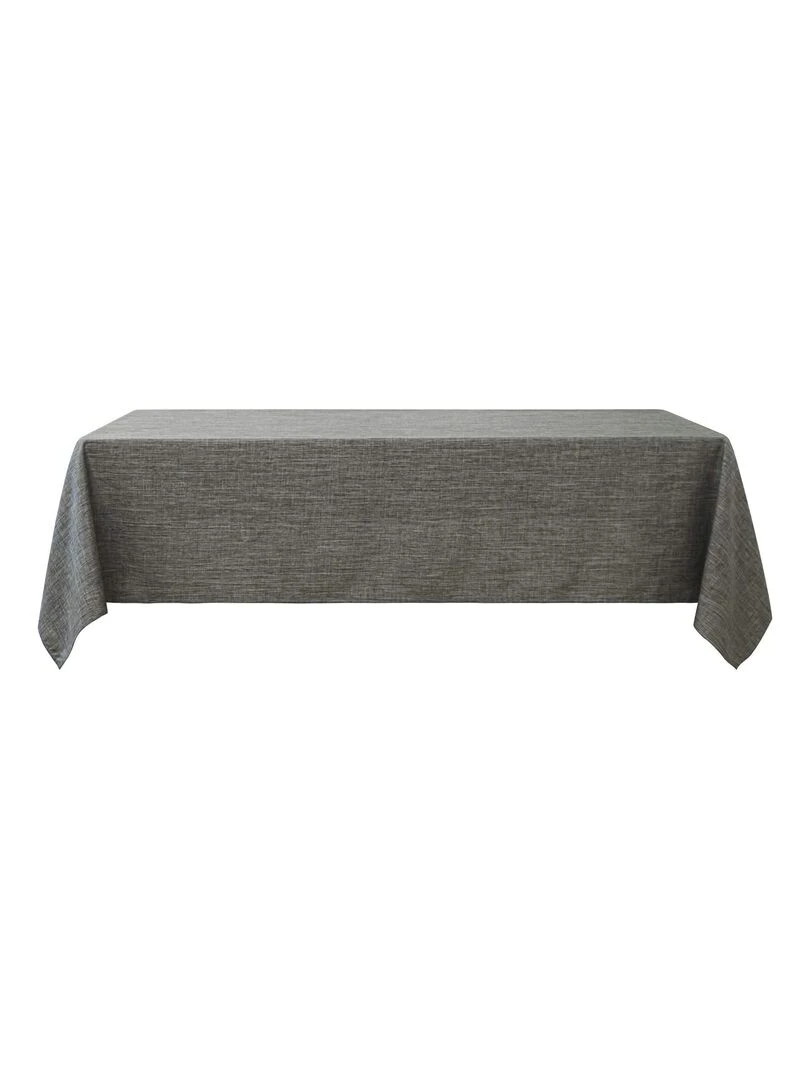 Nappe anti tâches et infroissable       Effet chiné   gris anthracite