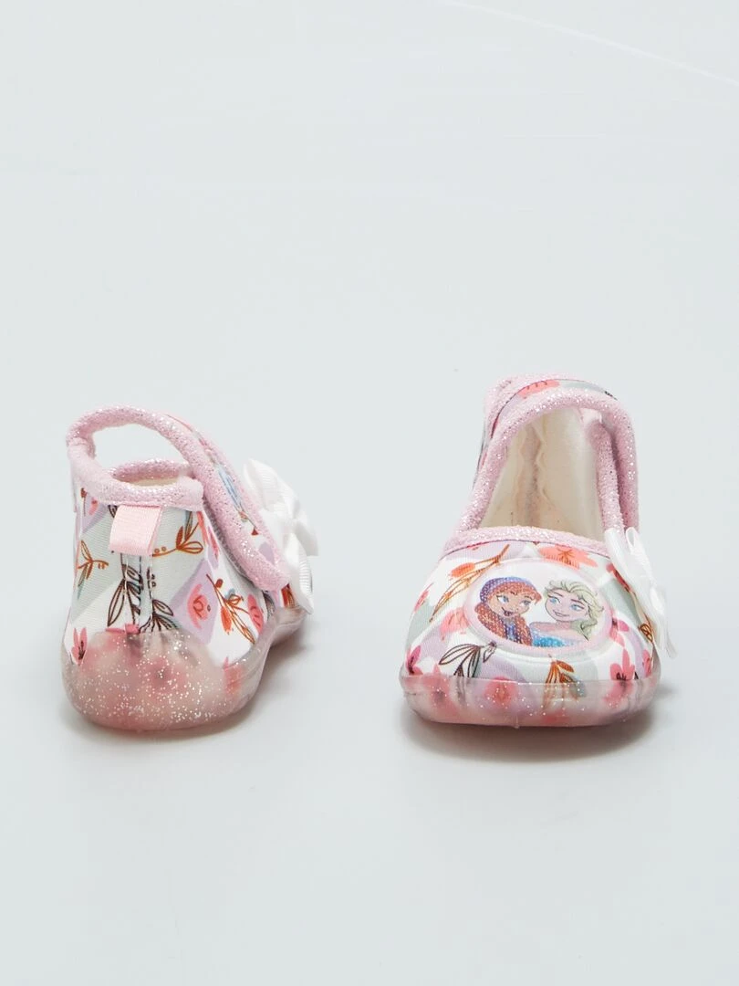 Chaussons 'Reine des Neiges'   Rose