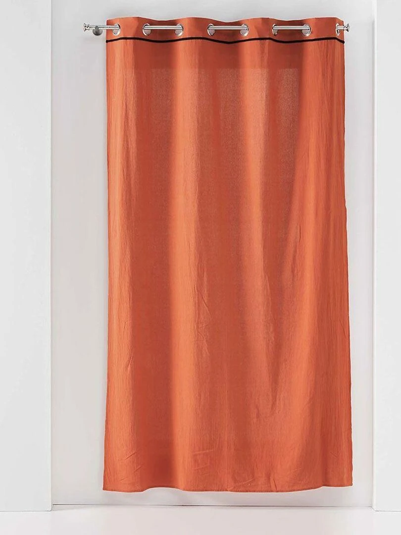 Rideau Linette   Orange mandarine