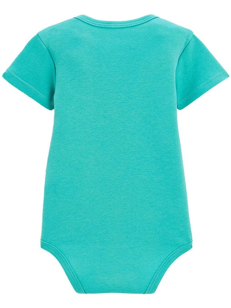 Lot de 2 bodies bébé manches courtes Paradise Flowers   Bleu