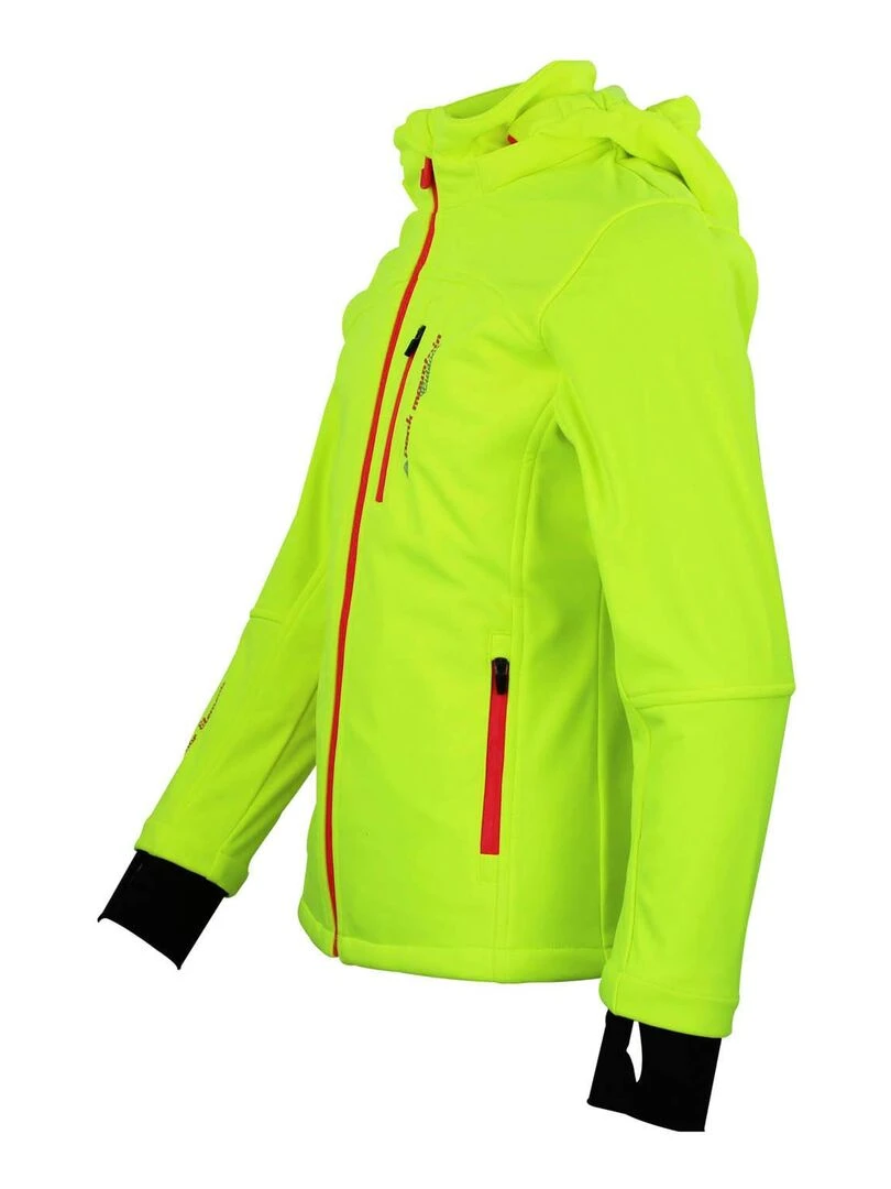 Blouson softshell fille FANNE   PEAK MOUNTAIN   Jaune
