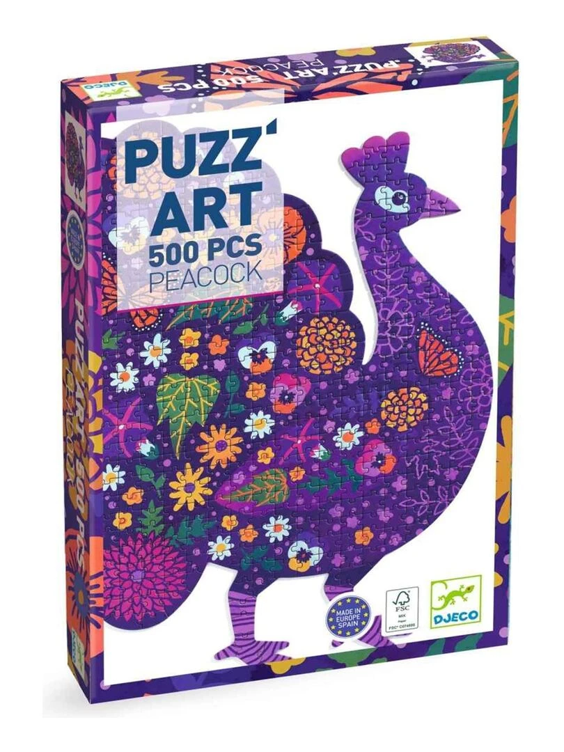 Peacock Puzz'art 500 pièces N/A