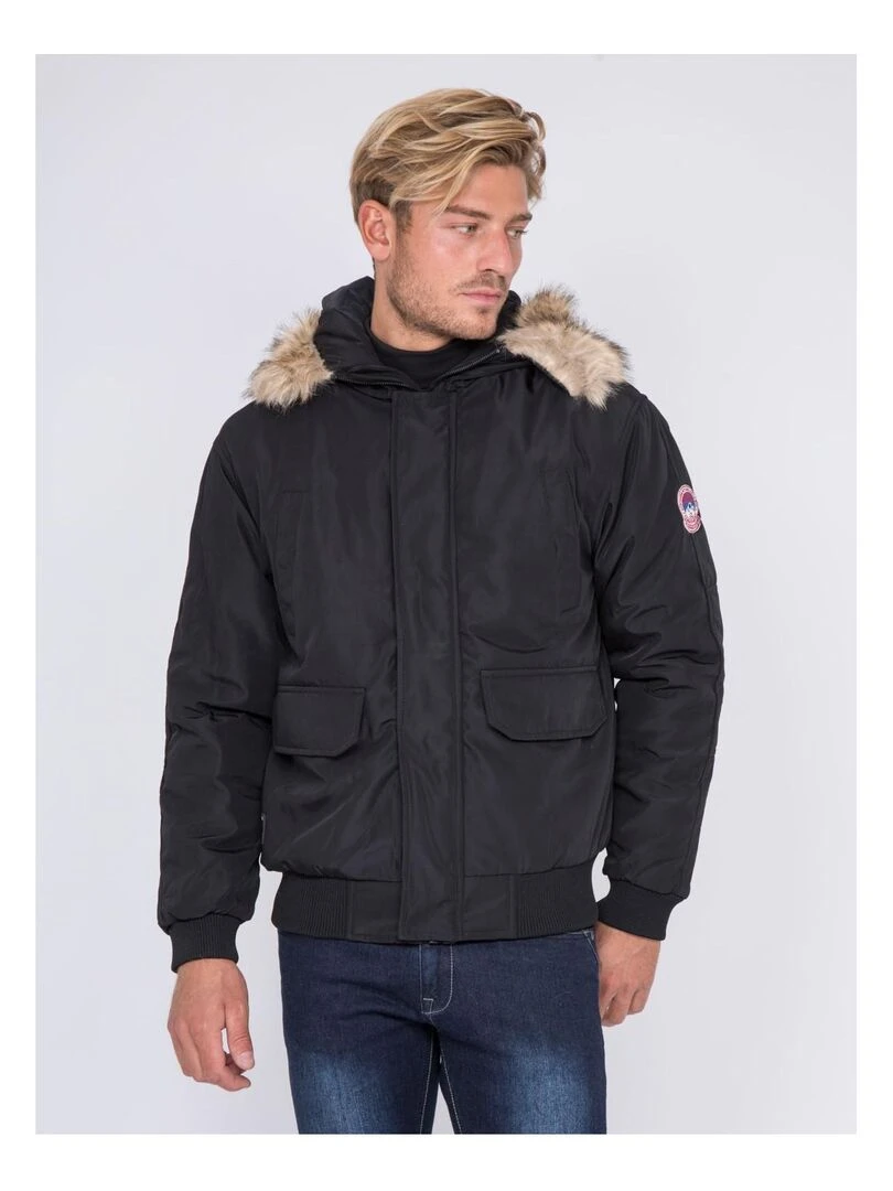 Blouson capuche ZAYAN Noir