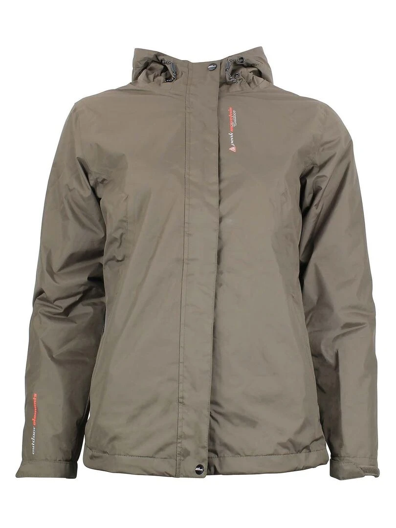 Coupe vent femme AJIKFLA Gris taupe