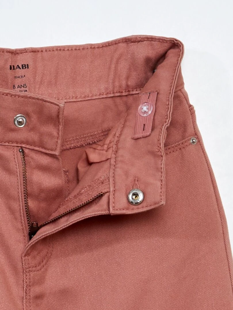 Pantalon large   Rose