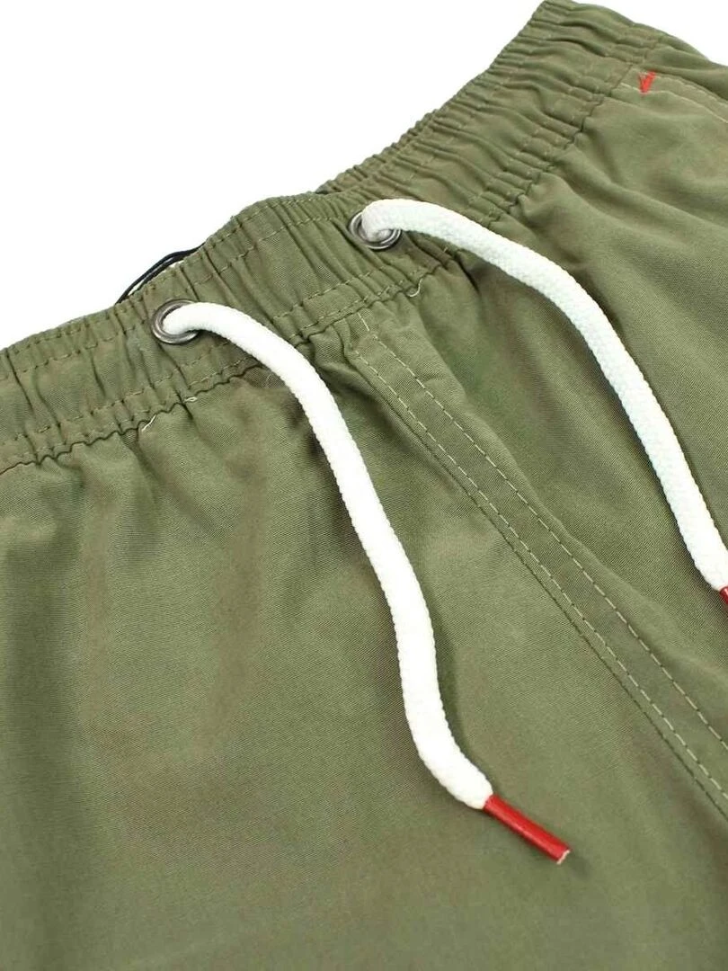Nasa   Short De Bain garçon imprimé logo   Kaki