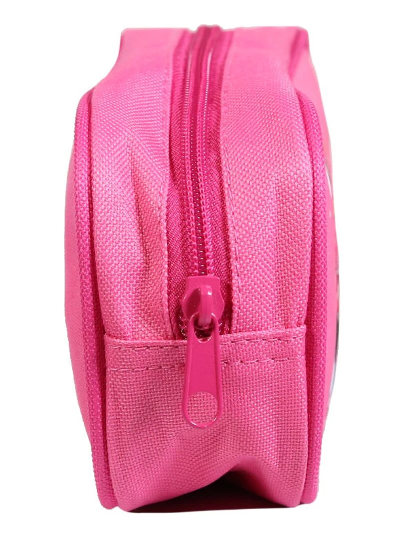 BAGTROTTER Trousse scolaire rectangulaire Disney Minnie Rose Fun   Rose