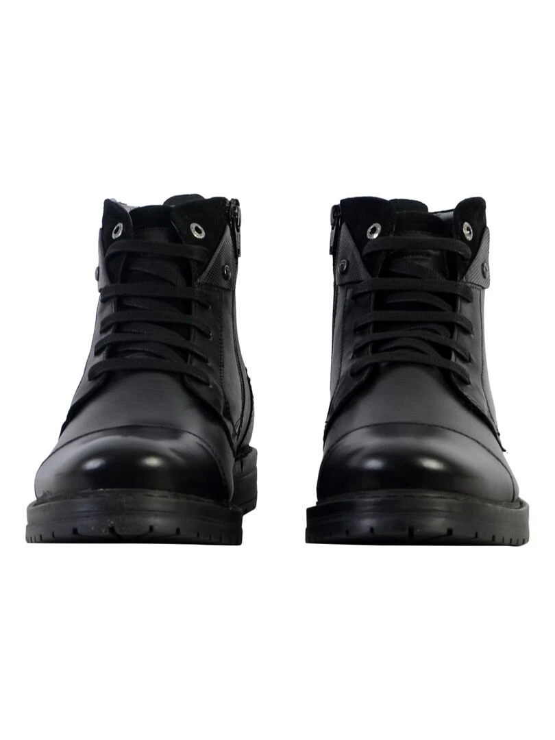 Bottine Cuir Redskins Notif   Noir