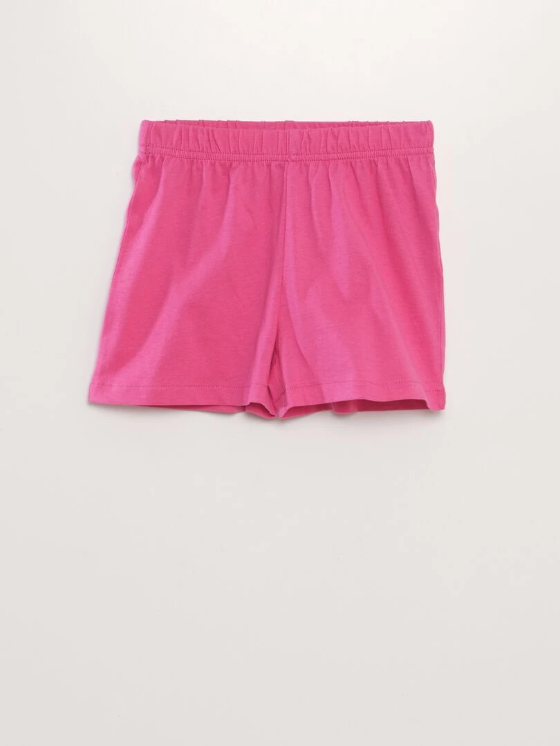 Pyjama short 'Pat' Patrouille'   2 pièces   Blanc/rose