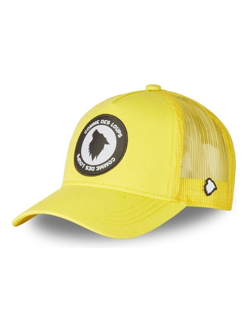 Casquette avec filet uni Neo Comme Des Loups Jaune