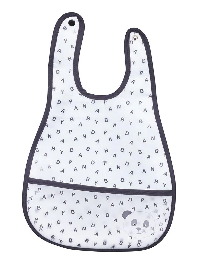 Bavoir avec récupérateur SAUTHON Blanc Noir