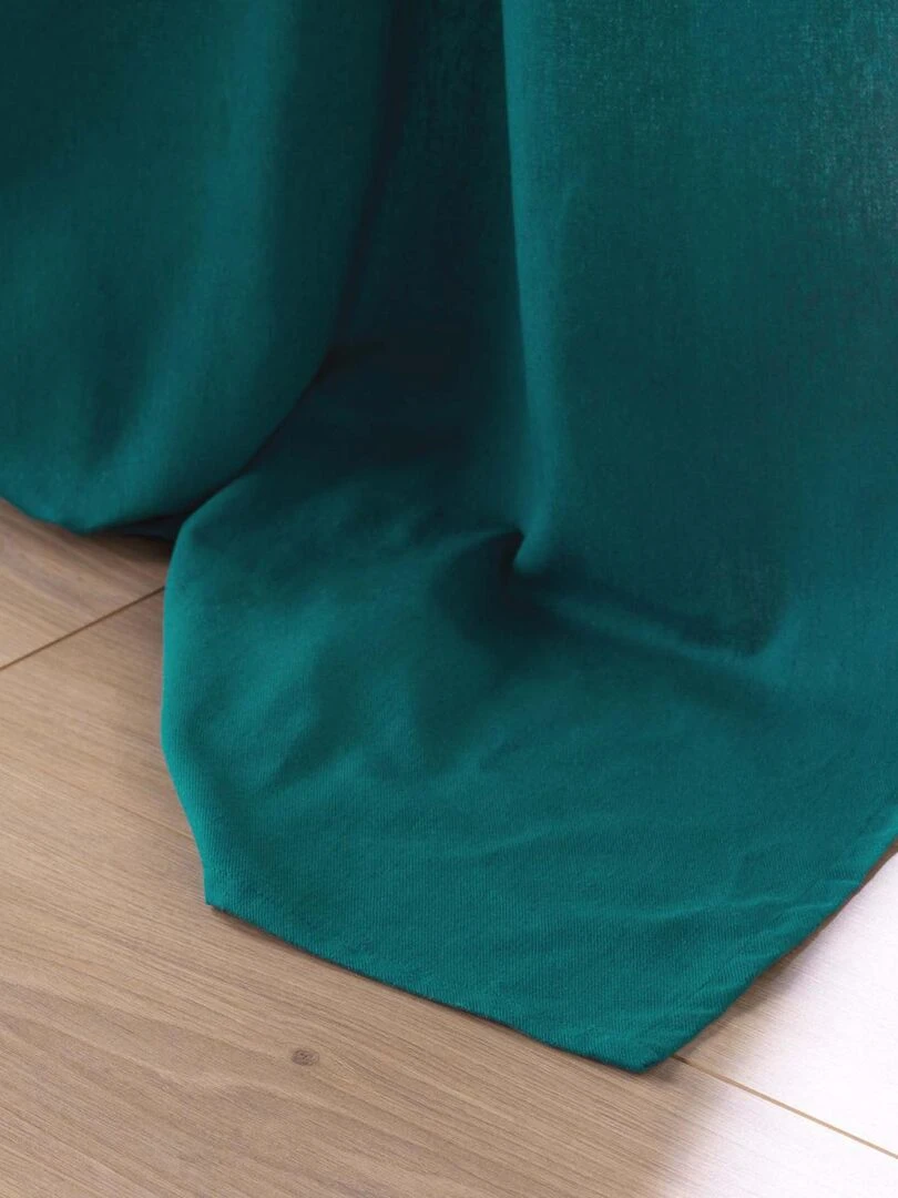 Rideau d'ameublement en poly/coton recyclé   Vert foncé