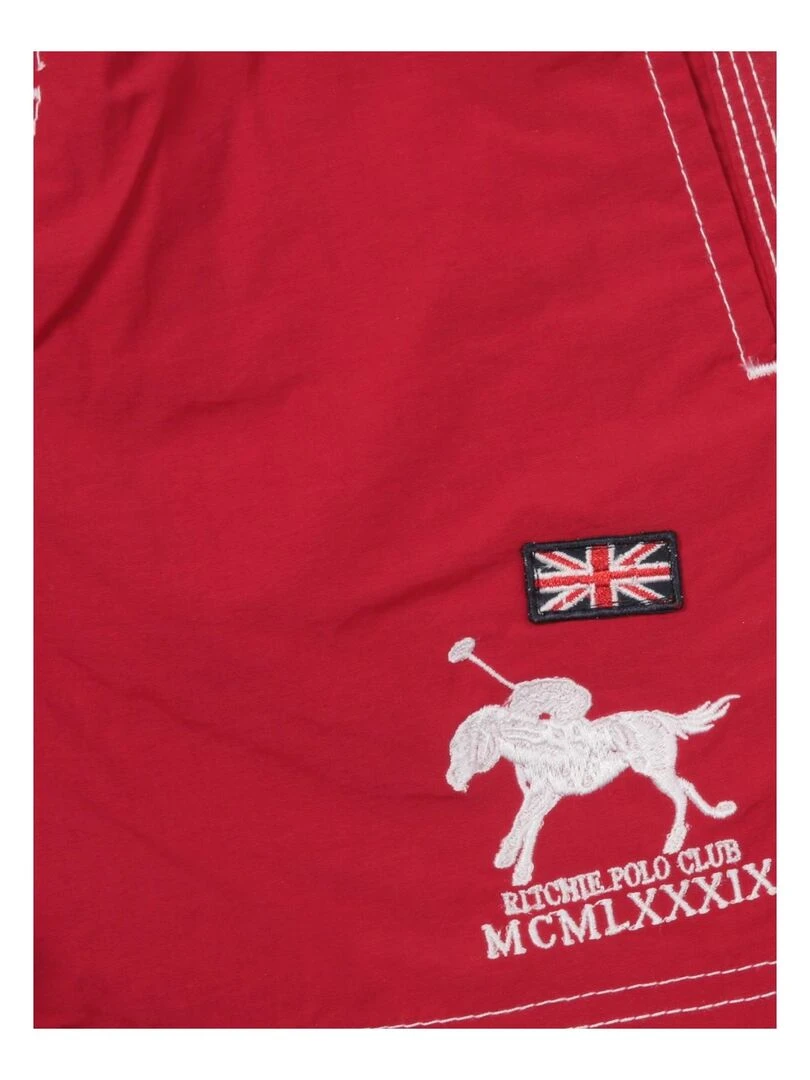 SHORT DE BAIN GOURME BOY   Rouge