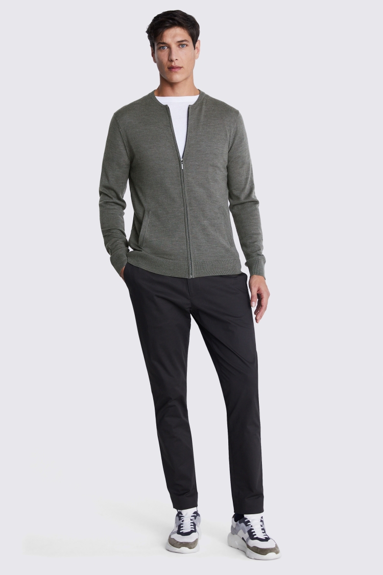 White Merino Mock-Neck Jumper   Buy Online at Moss
