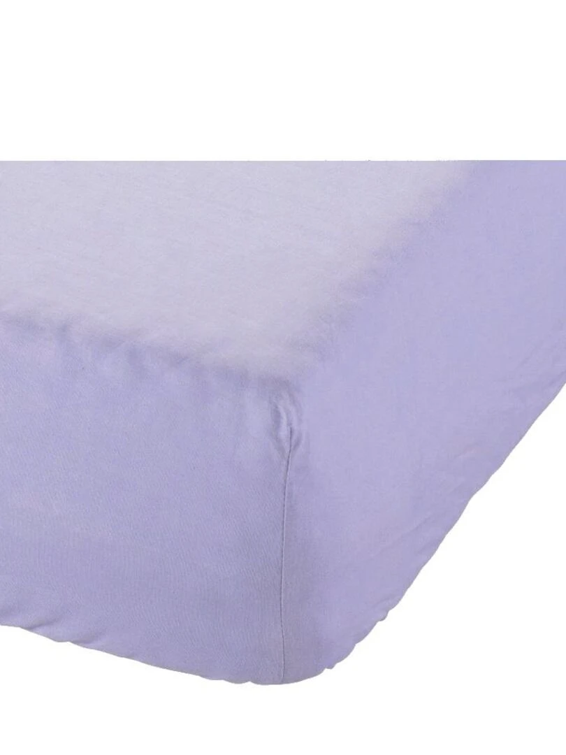 Drap Housse berceau bébé Les Chatounets Mauve lilas
