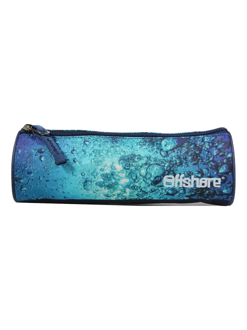BAGTROTTER Trousse scolaire ronde Offshore Bleue Bulle Bleu