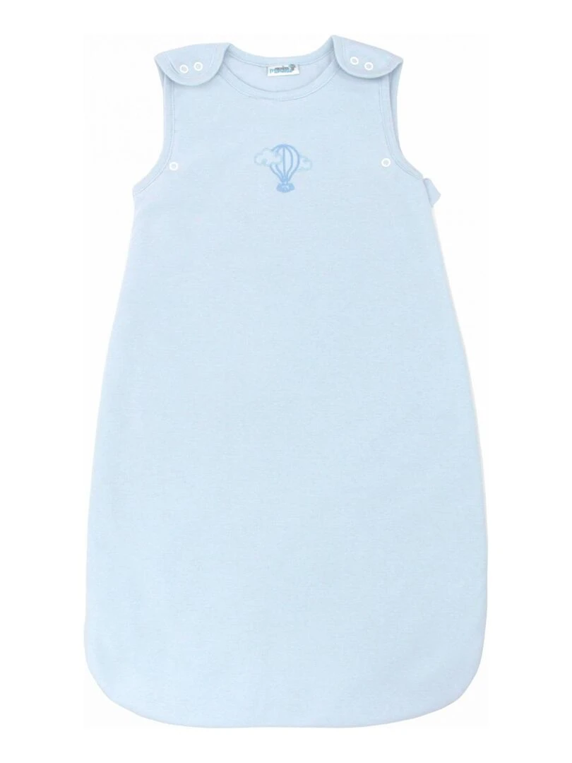 Gigoteuse Mi saison Évolutive 3 6 mois en Coton Bio Azur Bleu clair
