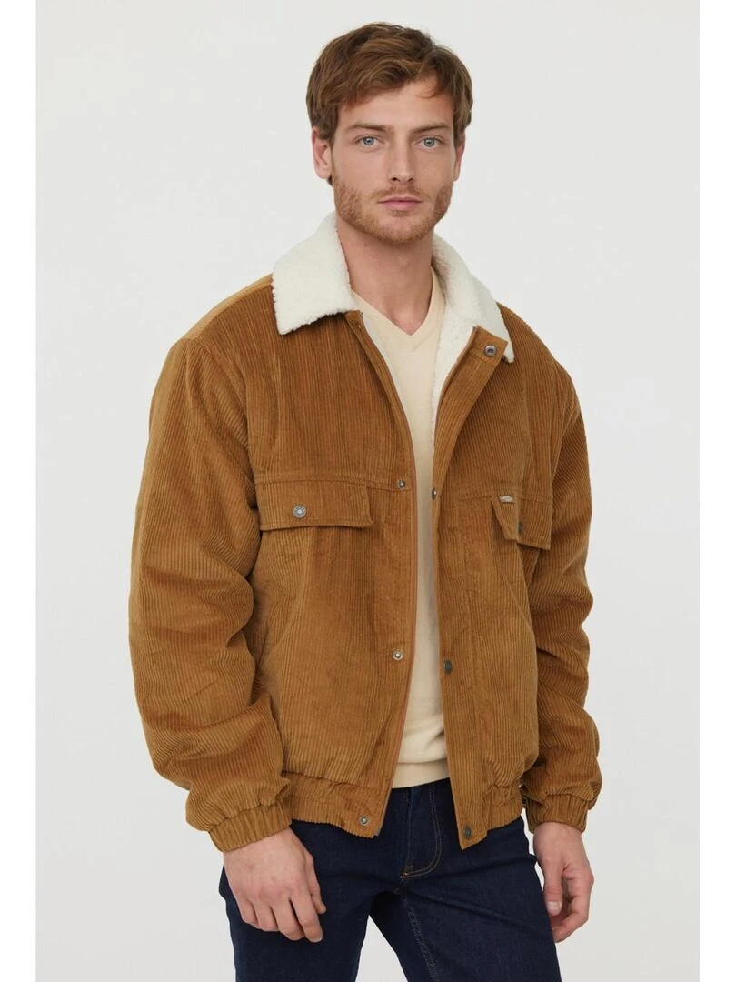 Lee Cooper Veste manches longues coton loose FAKO Camel