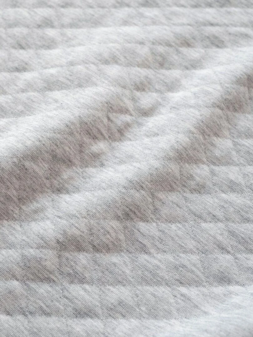Bemini Tour de lit et parc Pady quilted jersey   Gris chiné