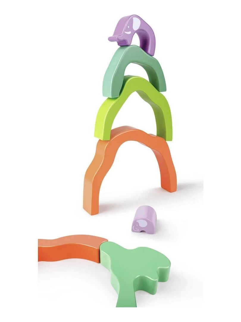 Blocs à empiler Safari Elephant   N/A