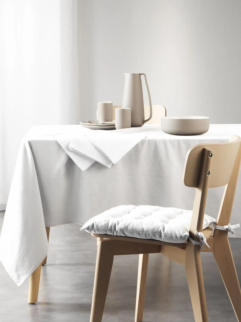 Nappe rectangle coton recycle Collection Grand mistral Violet