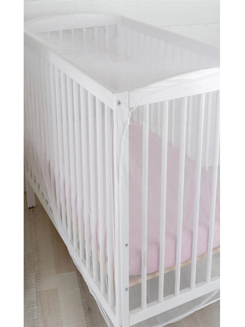 Moustiquaire pour lit bébé 60 x 120 cm Blanc