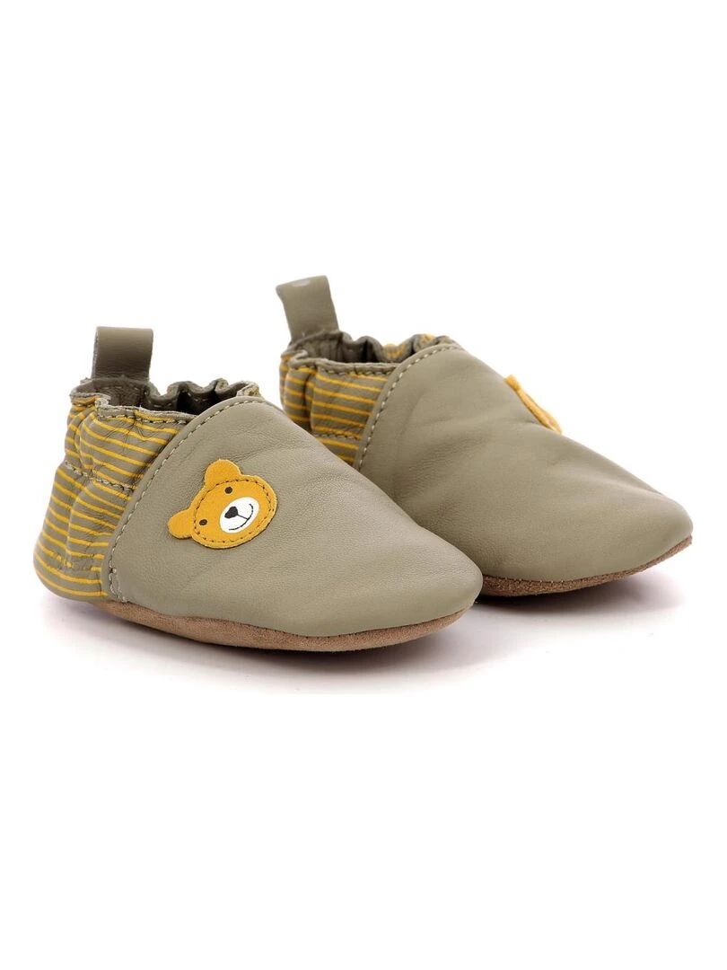 Chaussons Cuir Doubear Kaki