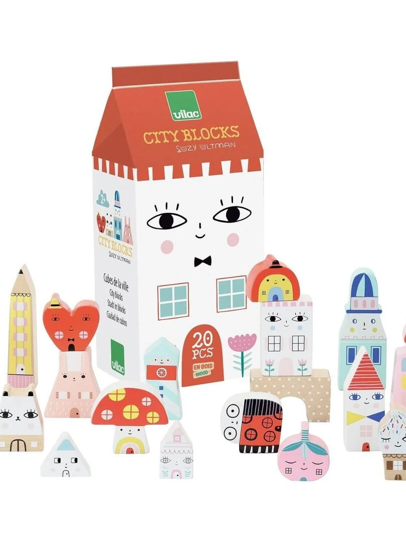 Cubes en bois : Tiny city Suzy Ultman N/A
