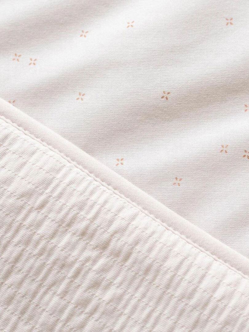 Bemini Gigoteuse  jambes séparables Pady Tetra Jersey et jersey   Blanc cassé