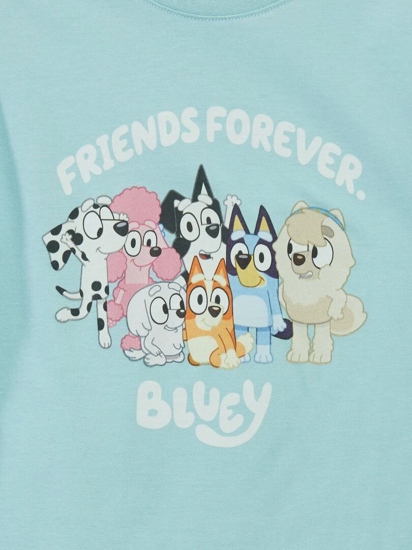 Tee shirt imprimé 'Bluey' Bleu