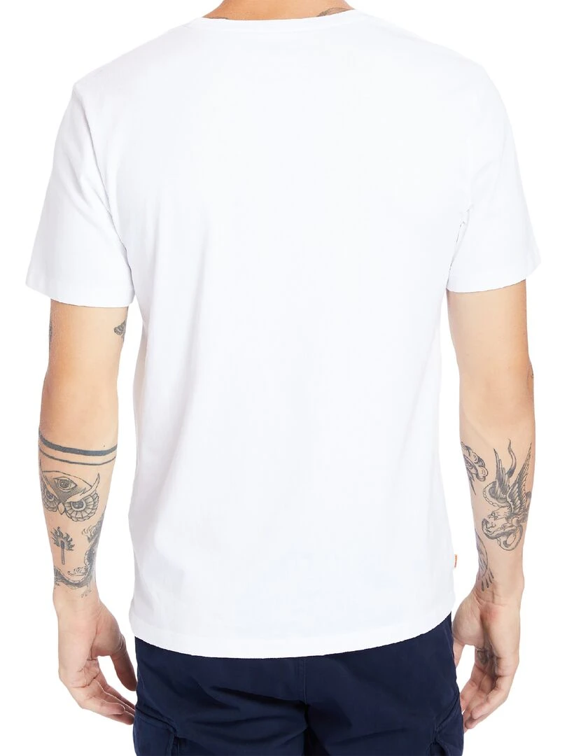 Tee Shirt Timberland SS Brand Reg Blanc
