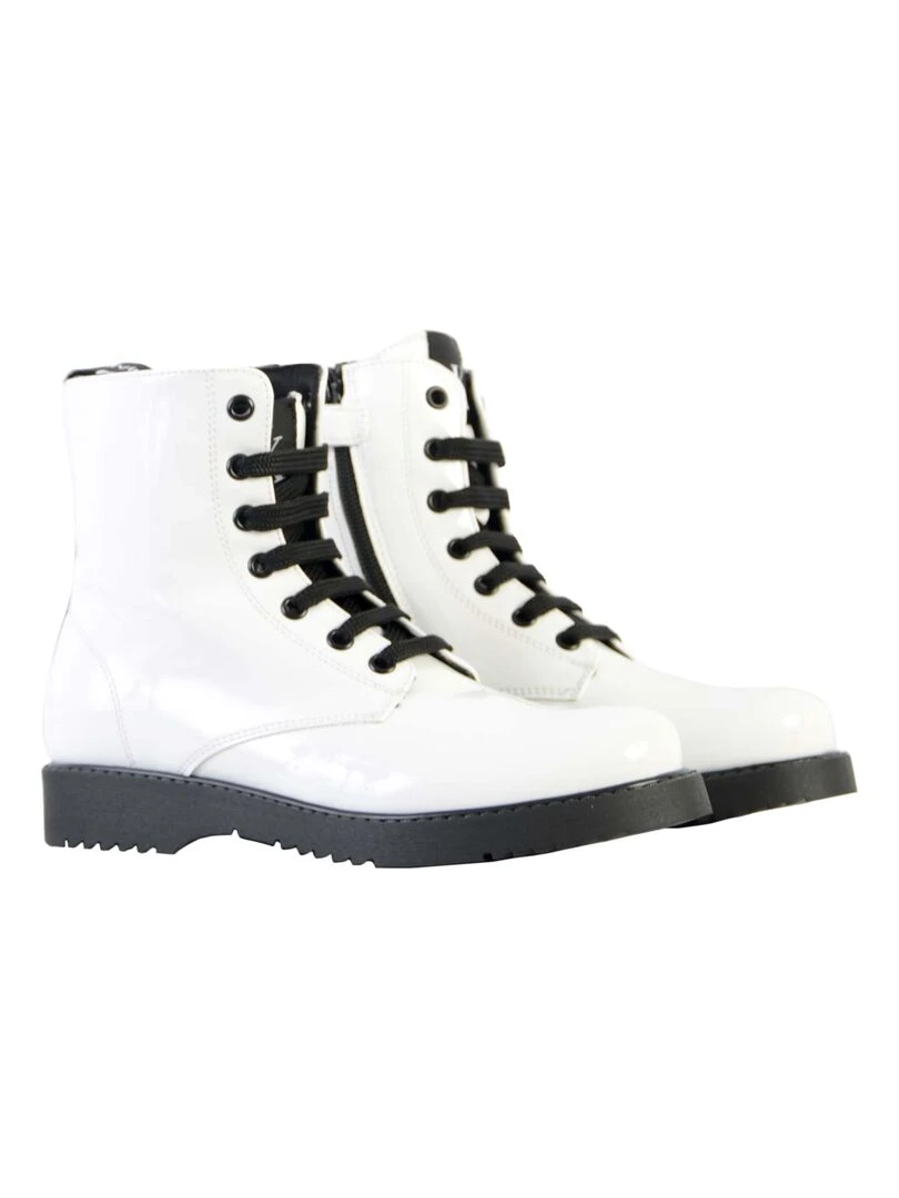 Bottine à Lacets Calvin Klein Lace up   Blanc